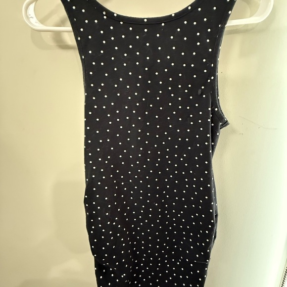 Black Polka Dot Tank Top - Picture 3 of 3